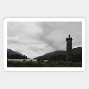 Glenfinnan Monument, Scotland Sticker